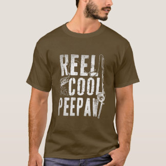 Mens Fishing Fathers Day Papa Daddy Funny Reel Coo T-Shirt