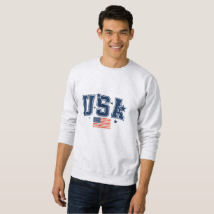 Men's Flag USA  Sweatshirt
