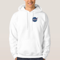 Mens Fleece Zip Jogger With Nasa Logo