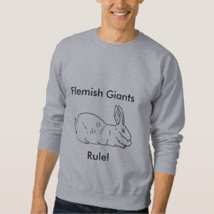 Men's Flemish Giant Rabbit Sweatshirt