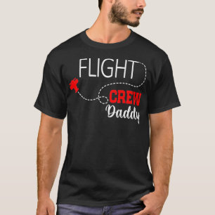 Mens Flight Crew Airplane 1st Birthday Daddy Airpl T-Shirt