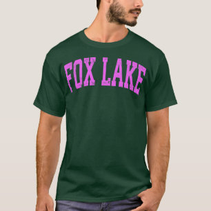 Mens Fo Lake Illinois IL Vintage Athletic Sports P T-Shirt