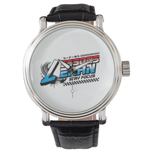 MEN'S FOCUS LESSONS LEARN SILVER EWATCH WATCH (Front)