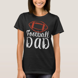 Mens Football Sports Football Dad Father's Day T-Shirt