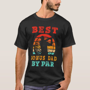 Mens  For Fathers Day  Best Bonus Dad By Par Golfi T-Shirt