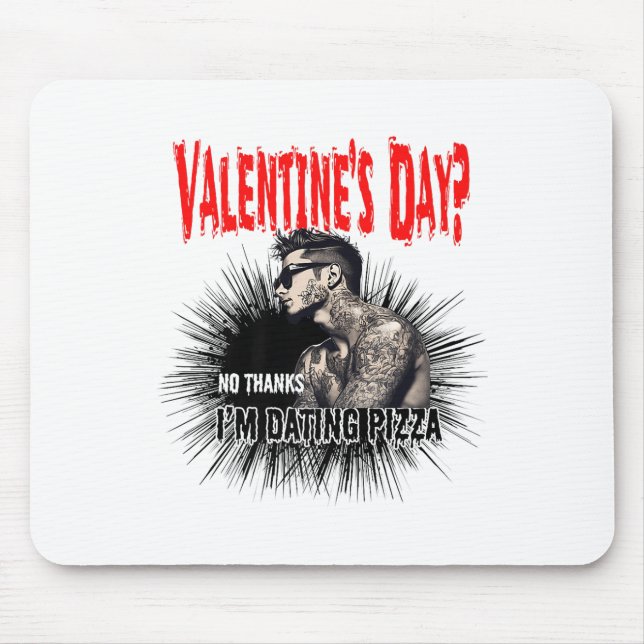 Mens For Tattooed Single Man Inked Man Anti Valent Mouse Pad (Front)
