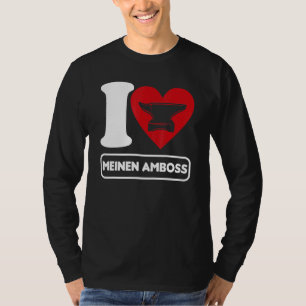 Mens Forged Forging Art Blacksmith Anvil Forging H T-Shirt