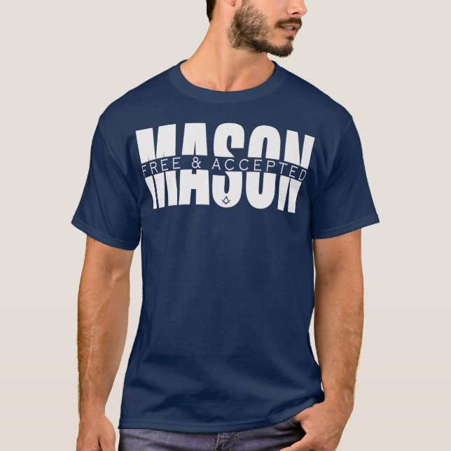 Mens Free and Accepted Mason Premium T-Shirt (Front)