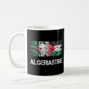 Mens Free Gaza Palestine Algeria And Palestine Fla Coffee Mug