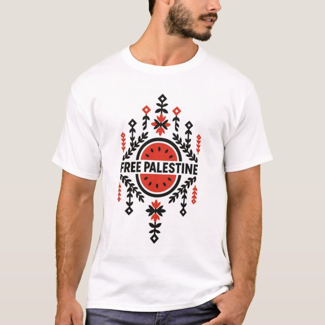 Men's Free Palestine T-Shirt (Front)
