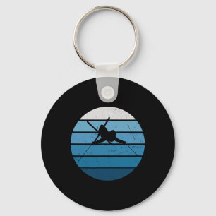 Men's Freestyle Skiing Winter Sport Ski Keychain