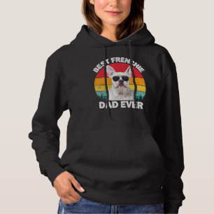 Mens Frenchie Dad White French Bulldog For Men D Hoodie
