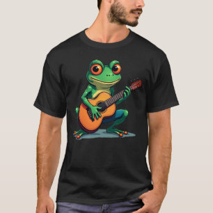 Men's Frog Guitar Strummer Graphic T-Shirt