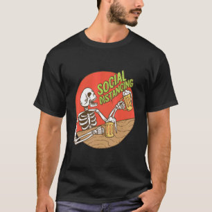 Mens Fun I was Social Distancing Before was Cool   T-Shirt