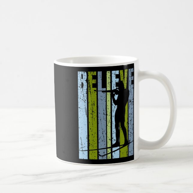 Mens Funky Mens Shooting Gun Biathlon Target Ski I Coffee Mug (Right)