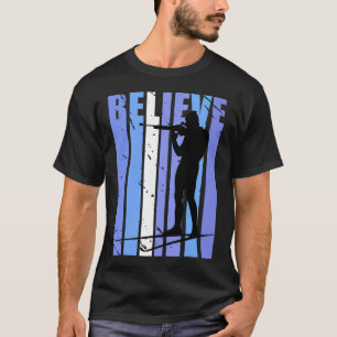 Mens Funky Mens Shooting Gun Biathlon Target Ski S T-Shirt
