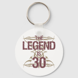 Men's Funny 30th Birthday Keychain