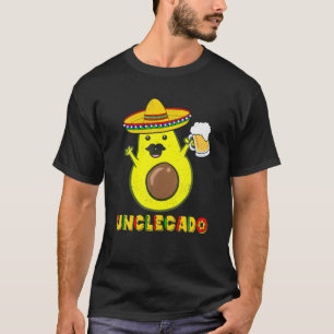 Mens Funny Avocado Uncle Vegan Guacamole Unclecado T-Shirt