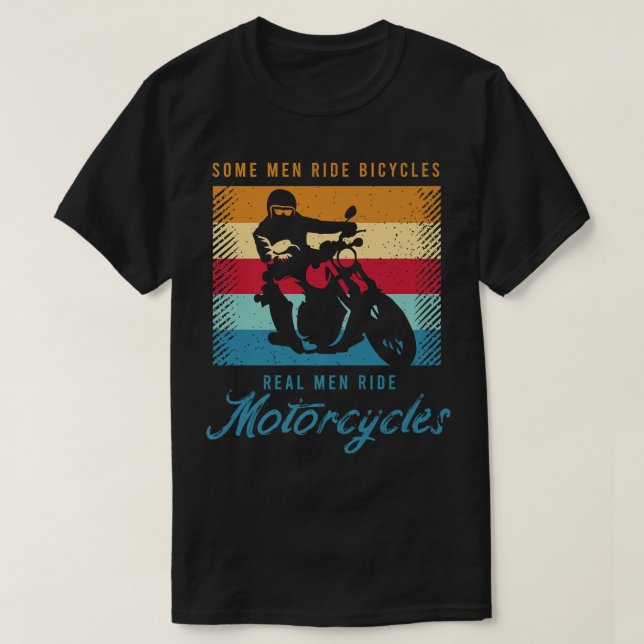 Mens Funny Biker Saying For A Lover Of Motorcycle  T-Shirt (Design Front)