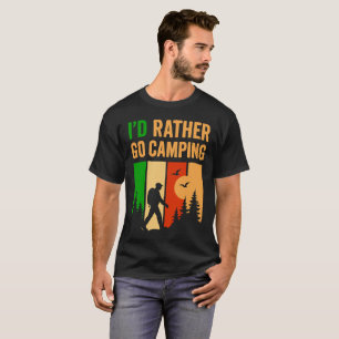 Mens funny camping  T-Shirt
