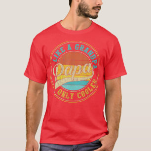 Mens Funny dad definition retro Papa like a Grandp T-Shirt