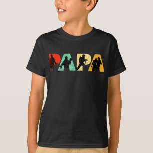 Mens Funny Fathers Day Gift  Funny Firefighter Dad T-Shirt