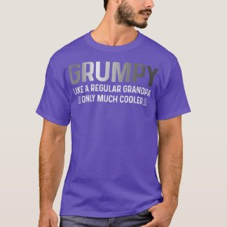 Mens Funny Grumpy Definition Like A Regular Grandp T-Shirt