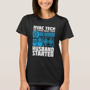 Mens Funny HVAC Design for a HVAC Tech T-Shirt