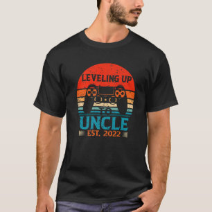 Mens Funny Leveling Up To Uncle Est. 2022 New Uncl T-Shirt