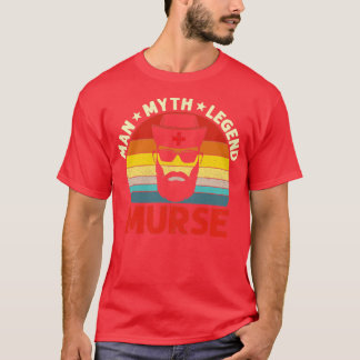 Mens Funny Murse Male Nurse RN LPN CNA T-Shirt