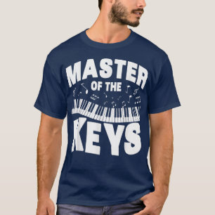 Mens Funny Music Lover Piano Master Of The Keys T-Shirt