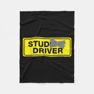 Mens Funny New Driver  Fleece Blanket