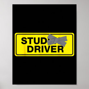 Mens Funny New Driver Poster
