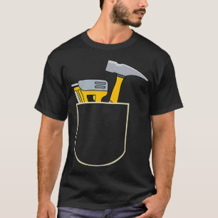 Mens Funny Roofer Nail Gun In The Pocket Gift Roof T-Shirt