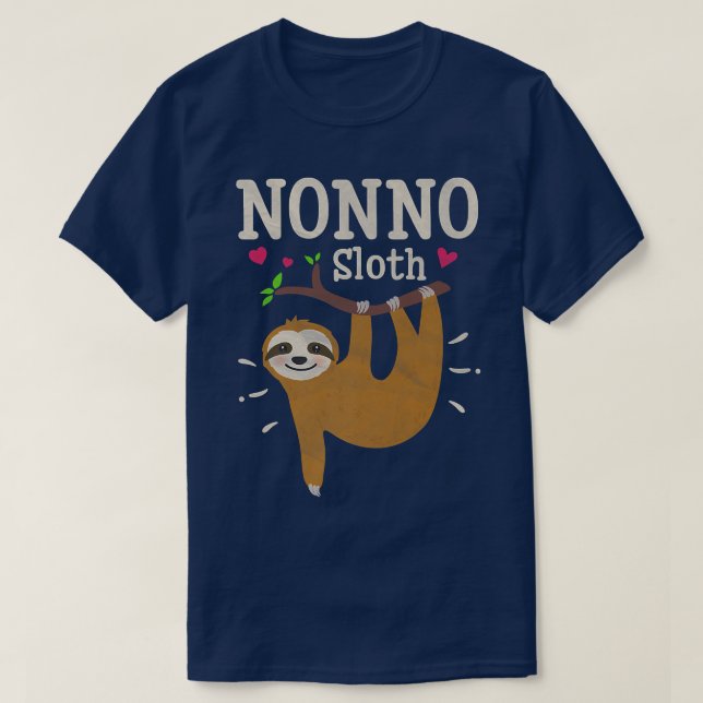 Mens Funny Sloth Graphic Humour Zoo Animal Lovers  T-Shirt (Design Front)