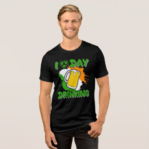 Mens funny St.Patrick's Day Tri-Blend Shirt