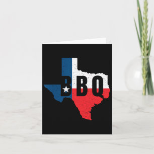 Mens Funny Texas Bbq Grilling Or Smoking Meat Card