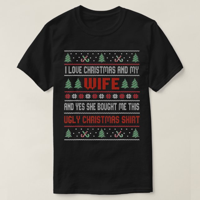 Mens Funny Ugly Christmas  T-Shirt (Design Front)