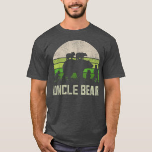 Mens Funny Uncle Bear Shirts From Niece & Nephew, 