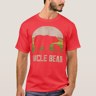 Mens Funny Uncle Bear Shirts From Niece & Nephew,