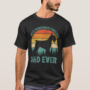Mens Funny Vintage Best Miniature Schnauzer Dad Ev T-Shirt