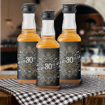 Mens Funny Whiskey 30th Birthday<br><div class="desc">Celebrate the big 3-0 with style and humour with this vintage whiskey label-inspired birthday design. The black, gold, and white typography is ornate and elegant, giving it a classic retro vintage feel. Perfect for man (or woman!) in your life who loves their scotch, spirits, bourbon, and other liquor drinks. Features...</div>