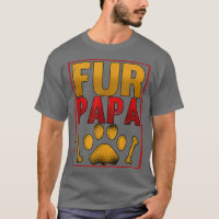 Mens Fur Papa Dad Fathers Day Dog Lover