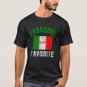Mens Gabagool Men New Jersey Meat Lover Italian Ca T-Shirt
