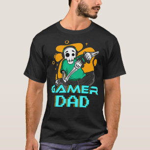 Mens Gamer Dad  Funny Gaming Spoof  T-Shirt