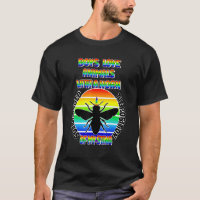 Mens Gay Boys Sting Beekeeper Rainbow Bee Pride LG