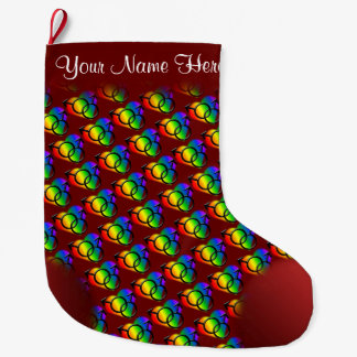 Men's Gay Pride Stocking Personalize Love Stocking