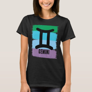 Mens Gemini Zodiac May Birthday June Born Symbol A T-Shirt