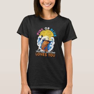 Mens Gender Reveal Quote For A Fishing Dad T-Shirt