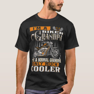 Mens Gentlemen Funny Im a Biker Grandpa saying mot T-Shirt